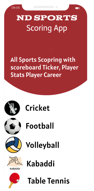 ND Sports scoring app